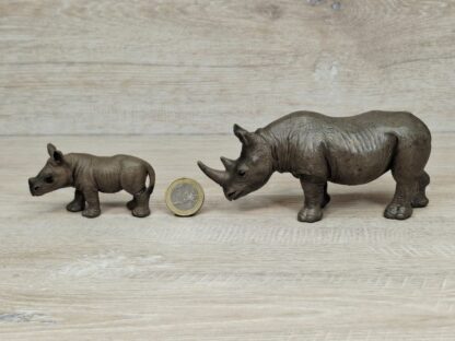 Schleich -Spitzmaulnashorn Familie #1 – Bild 2
