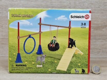 Schleich – 42536 Spielspaß für Hunde [Französische Bulldogge + Zwergschnauzer] (mit OVP)