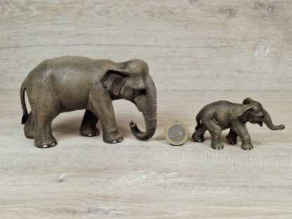 Schleich - Asiatischer Elefanten Familie komplett #3 – Bild 5