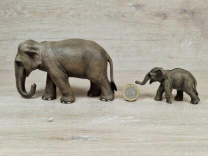Schleich - Asiatischer Elefanten Familie komplett #3 – Bild 7