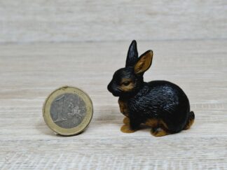Schleich - 13137 Kaninchen, schwarz/karamellbraun