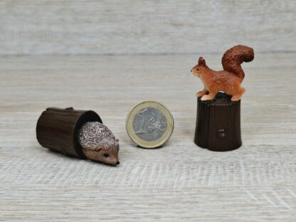 Schleich - Mini Eichhörnchen und Igel aus Set 42408 – Bild 2