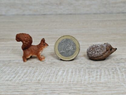 Schleich - Mini Eichhörnchen und Igel aus Set 42408 – Bild 4