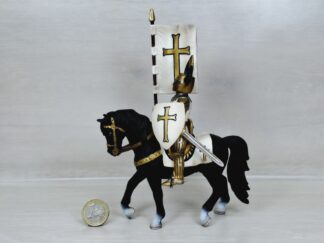 Schleich - 70035 Fahnenträger auf Pferd [Kreuzritter]