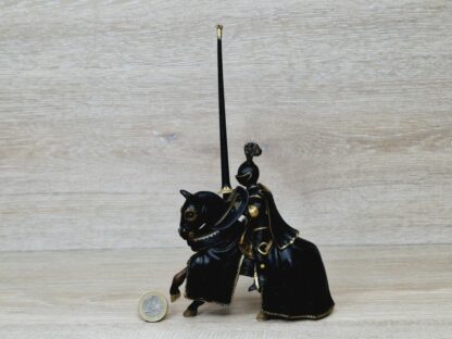 Schleich - 70032 Schwarzer Ritter auf Pferd [Lanzenreiter]