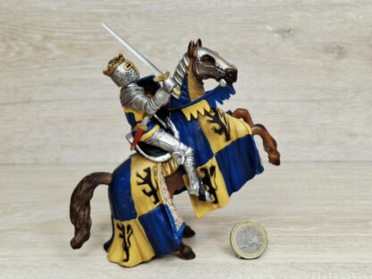 Schleich - 70009 Fürst auf steigendem Pferd [Löwenritter]