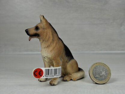 Schleich - 16376 Schäferhund Rüde, sitzend (Fähnchen-Sammler)´ – Bild 2