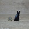 Schleich - 13004 Katze, sitzend [schwarze Katze - Augen grün] – Bild 2