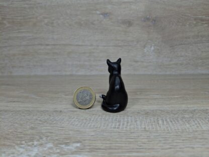 Schleich - 13004 Katze, sitzend [schwarze Katze - Augen gelb] – Bild 2