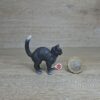 Schleich - 13015 Katze mit Buckel [schwarze grau - Nase rosa] (kleines Fähnchen-Sammler)