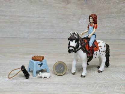 Schleich – 42435 Mia & Spotty {Mia vollbeweglich}[Shetland Pony] (RAR) (mit OVP) – Bild 5