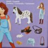 Schleich – 42435 Mia & Spotty {Mia vollbeweglich}[Shetland Pony] (RAR) (mit OVP) – Bild 2