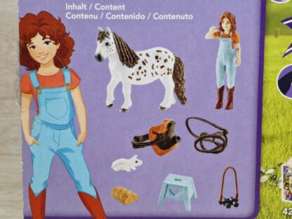 Schleich – 42435 Mia & Spotty {Mia vollbeweglich}[Shetland Pony] (RAR) (mit OVP) – Bild 2