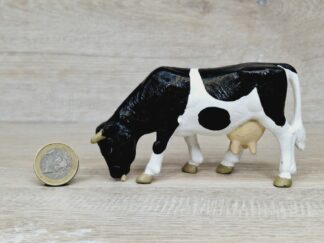 Schleich – 13207 Kuh schwarz/weiss, grasend [Schwarzbunt]