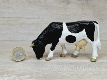 Schleich – 13207 Kuh schwarz/weiss, grasend [Schwarzbunt]