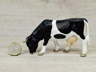 Schleich – 13207 Kuh schwarz/weiss, grasend [Schwarzbunt]