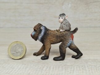 Schleich – 14716 Mandrill Weibchen mit Baby (RAR)