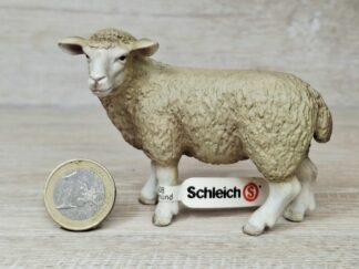 Schleich - 13283 Schaf, stehend (Fähnchen-Sammler)`