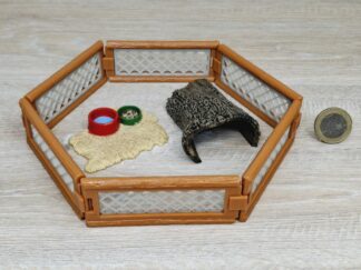 Schleich – Kleintiergehege mit Verstack und Futter aus Set 41814