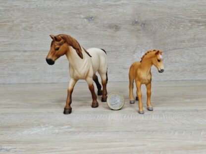 Schleich – Tennessee Walker Stute mit Fohlen aus Set 42567 – Bild 3