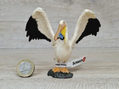Schleich - 14673 Pelikan [mit Fisch] (Fähnchen-Sammler)´ – Bild 4