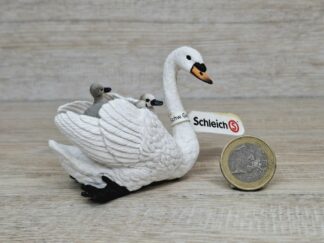 Schleich - 13718 Höckerschwänin mit Küken (RAR) (Fähnchen-Sammler)´