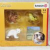 Schleich – 42474 Waldtier mit Wissenskarten [Eisbär, Eichhörnchen, Frosch] (OVP)