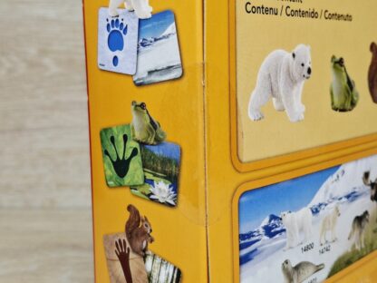 Schleich – 42474 Waldtier mit Wissenskarten [Eisbär, Eichhörnchen, Frosch] (OVP-Sammler) – Bild 6