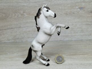 Schleich - 13621 Mustang Hengst, weiß, steigend