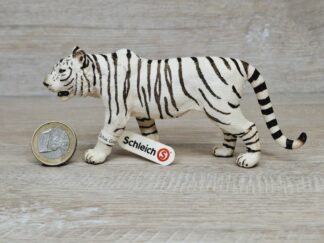 Schleich – 14382 Tiger weiß (Fähnchen-Sammler)´