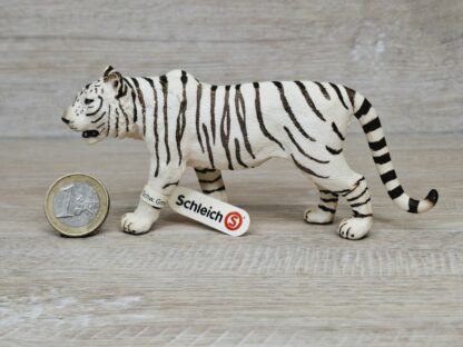 Schleich – 14382 Tiger weiß (Fähnchen-Sammler)´