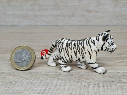 Schleich - 14732 Tigerjunges, weiß (Fähnchen) – Bild 2