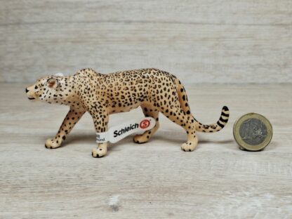 Schleich - 17023 Leopard [Treuefigur] (Fähnchen- Sammler) – Bild 2