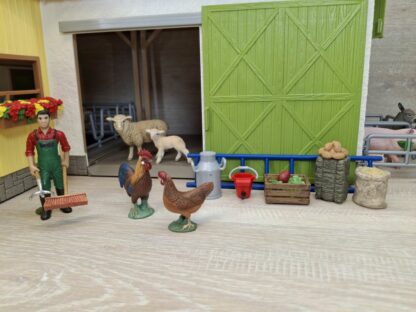 Schleich - 42333 Großer Bauernhof mit Tieren und Zubehör + 10 Extras – Bild 4