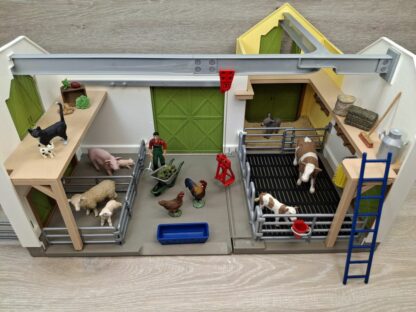 Schleich - 42333 Großer Bauernhof mit Tieren und Zubehör + 10 Extras – Bild 6