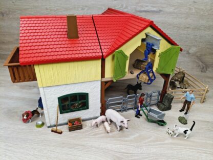 Schleich - 42407 Bauernhaus mit Stall und Tieren [Bauerhhof] + 3 Extra Tiere – Bild 2