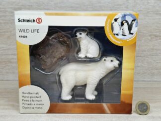 Schleich - 41401 Eisbären Familie mit Eisblock (RAR) (OVP-Sammler)