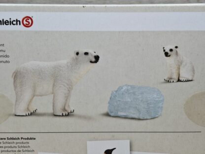Schleich - 41401 Eisbären Familie mit Eisblock (RAR) (OVP-Sammler) – Bild 2