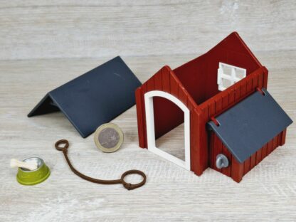 Schleich – Hundehütte mit Zubehör [Kleintierhütte] aus Set 42376 – Bild 3