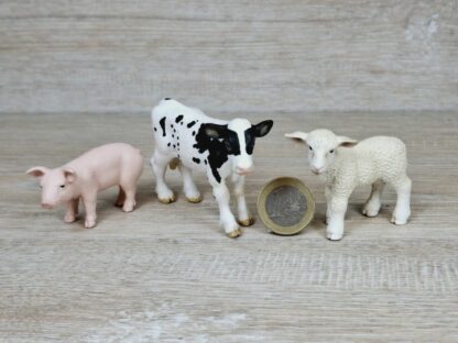 Schleich - Bauernhof Tierkinder [Ferkel, Kalb, Lamm] aus Set 40976