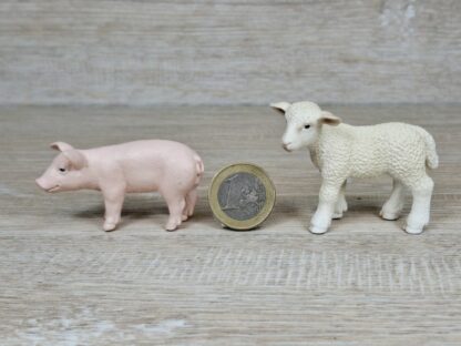 Schleich - Bauernhof Tierkinder [Ferkel, Kalb, Lamm] aus Set 40976 – Bild 4