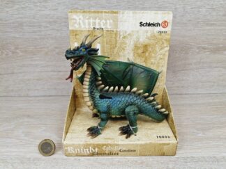 Schleich – 70033 Drache [grün] [Steckflügel (RAR)] (OVP-Sammler)