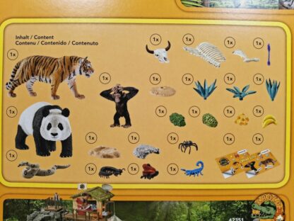 Schleich - 97433 Wild Life Dschungel Adventskalender [2017] (OVP) – Bild 2