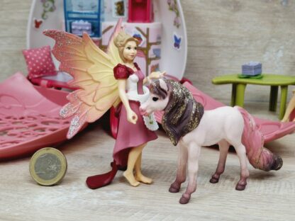 Schleich - 42526 Elfencafé-Blüte [Einhornfohlen, Eyela und Feya] (mit OVP) – Bild 5