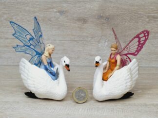 Schleich - Feen Schwestern mit Schwänen [Reitschwan]