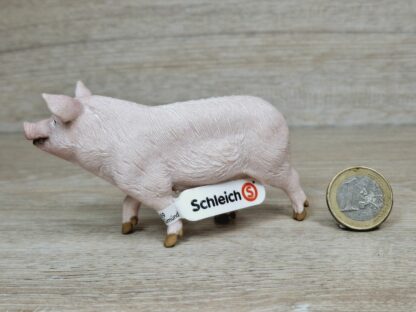 Schleich - 17071 Schwein [Treuefigur] (Fähnchen-Sammler) – Bild 2
