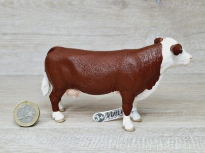 Schleich - 13867 Hereford Kuh (RAR) (Fähnchen-Sammler) – Bild 2