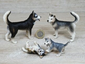 Schleich - Husky Familie kompeltt