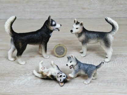Schleich - Husky Familie kompeltt