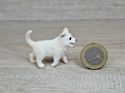Schleich - Schäferhund Welpe weiß (RAR) aus Set 97700